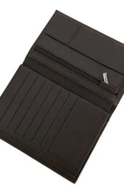 Portefeuille européen - 3 volets - Cuir
