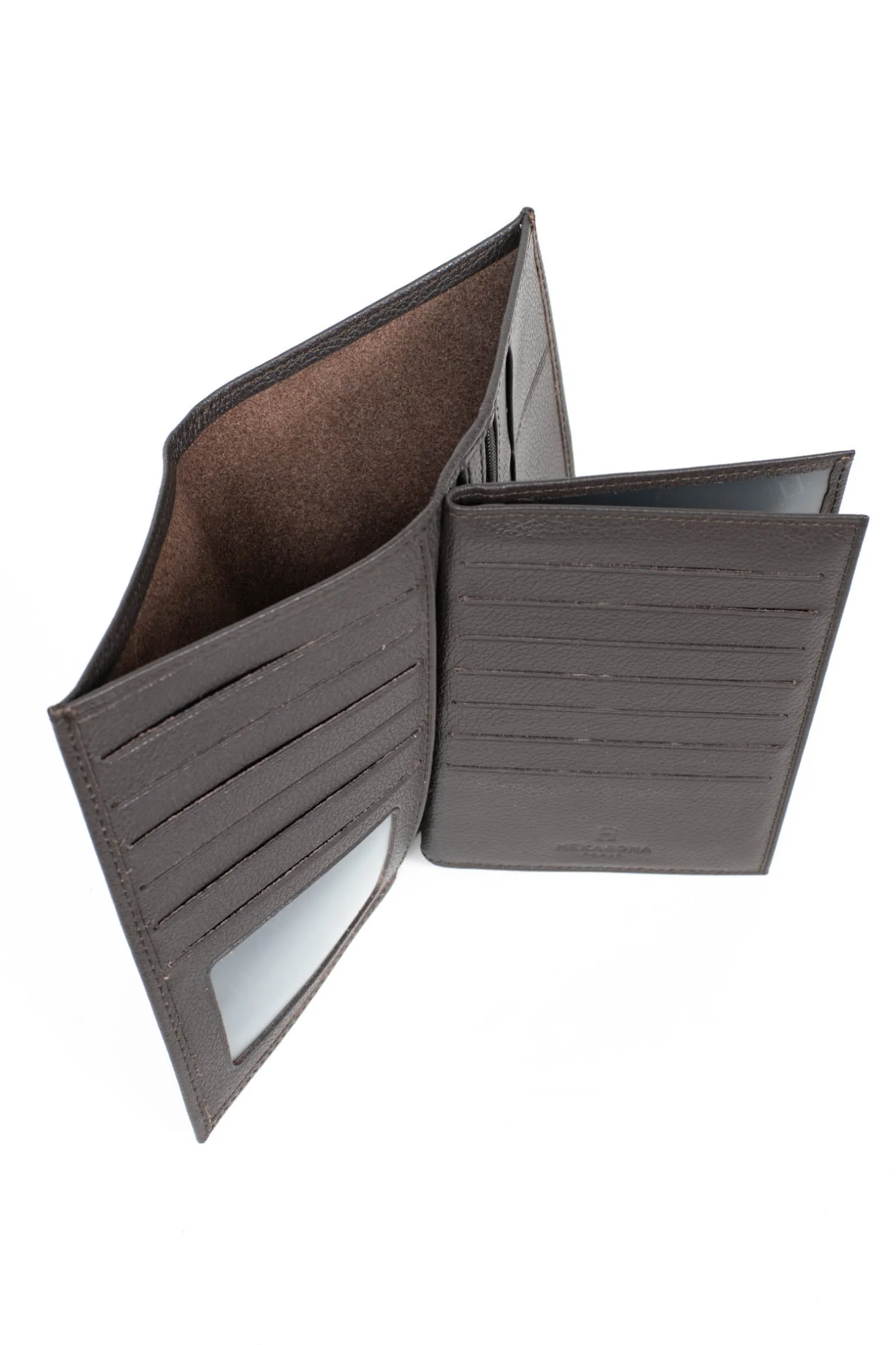 Portefeuille européen - 3 volets - Cuir