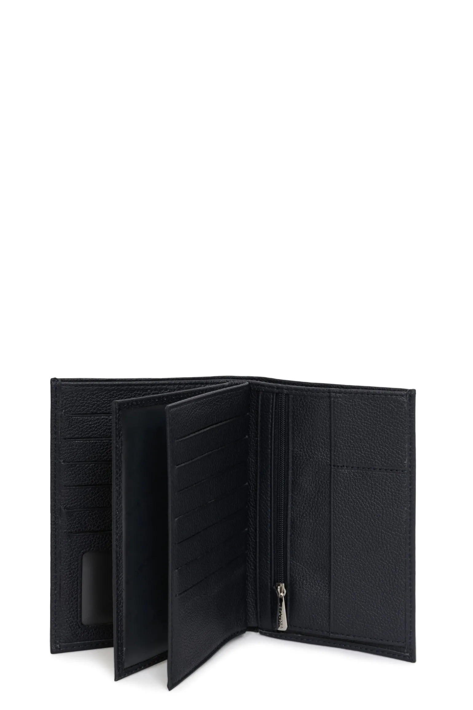 Portefeuille européen - 3 volets - Cuir