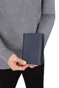 Portefeuille européen - 3 volets - Cuir