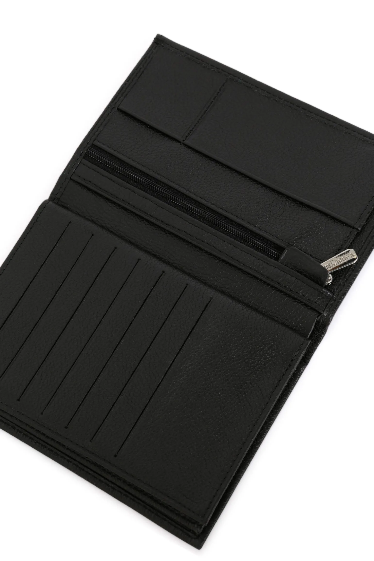 Portefeuille européen - 3 volets - Cuir