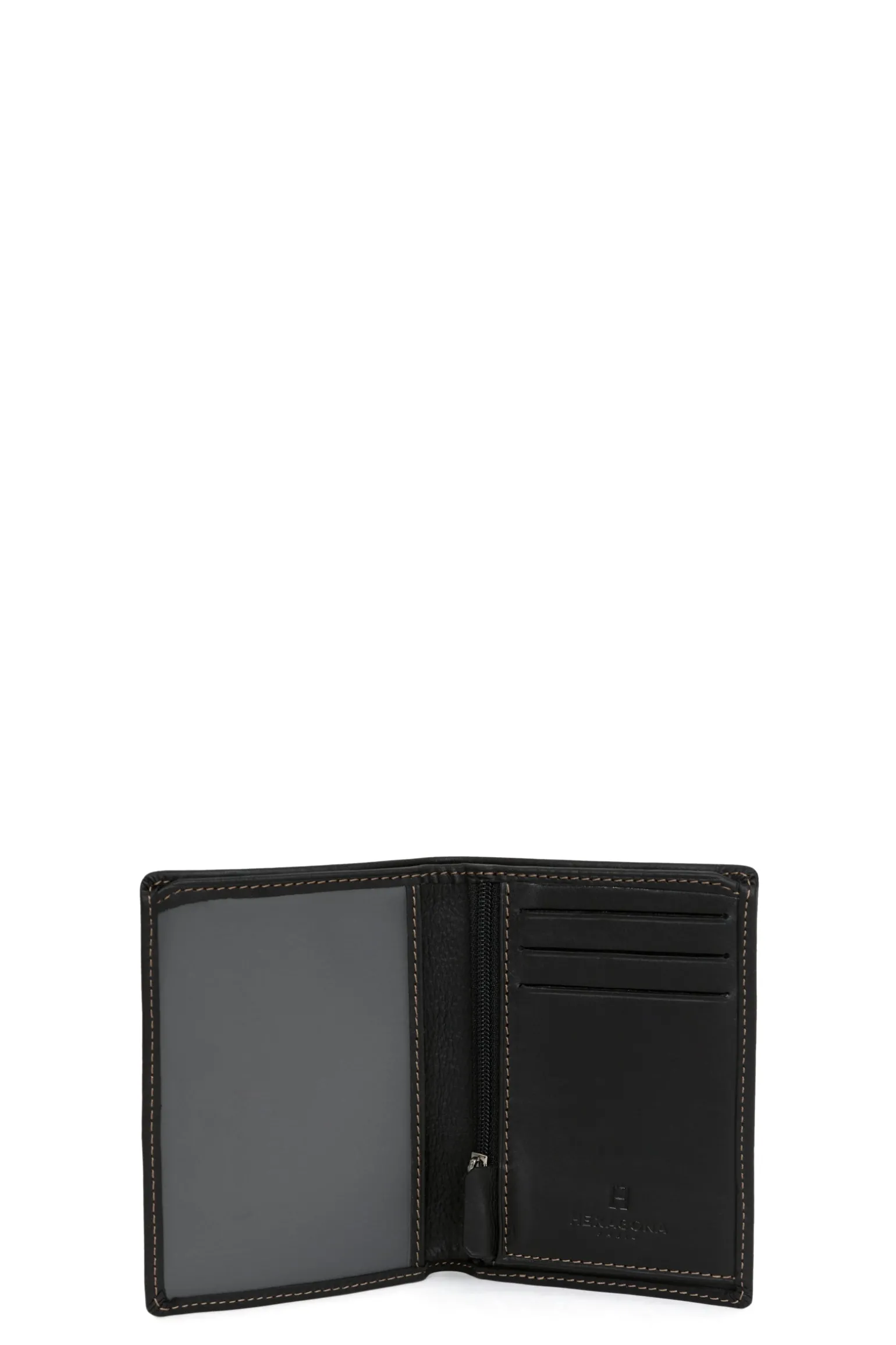 Portefeuille européen - 1 volet - Cuir
