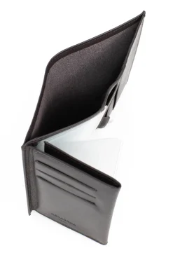 Portefeuille européen - 3 volets - Cuir