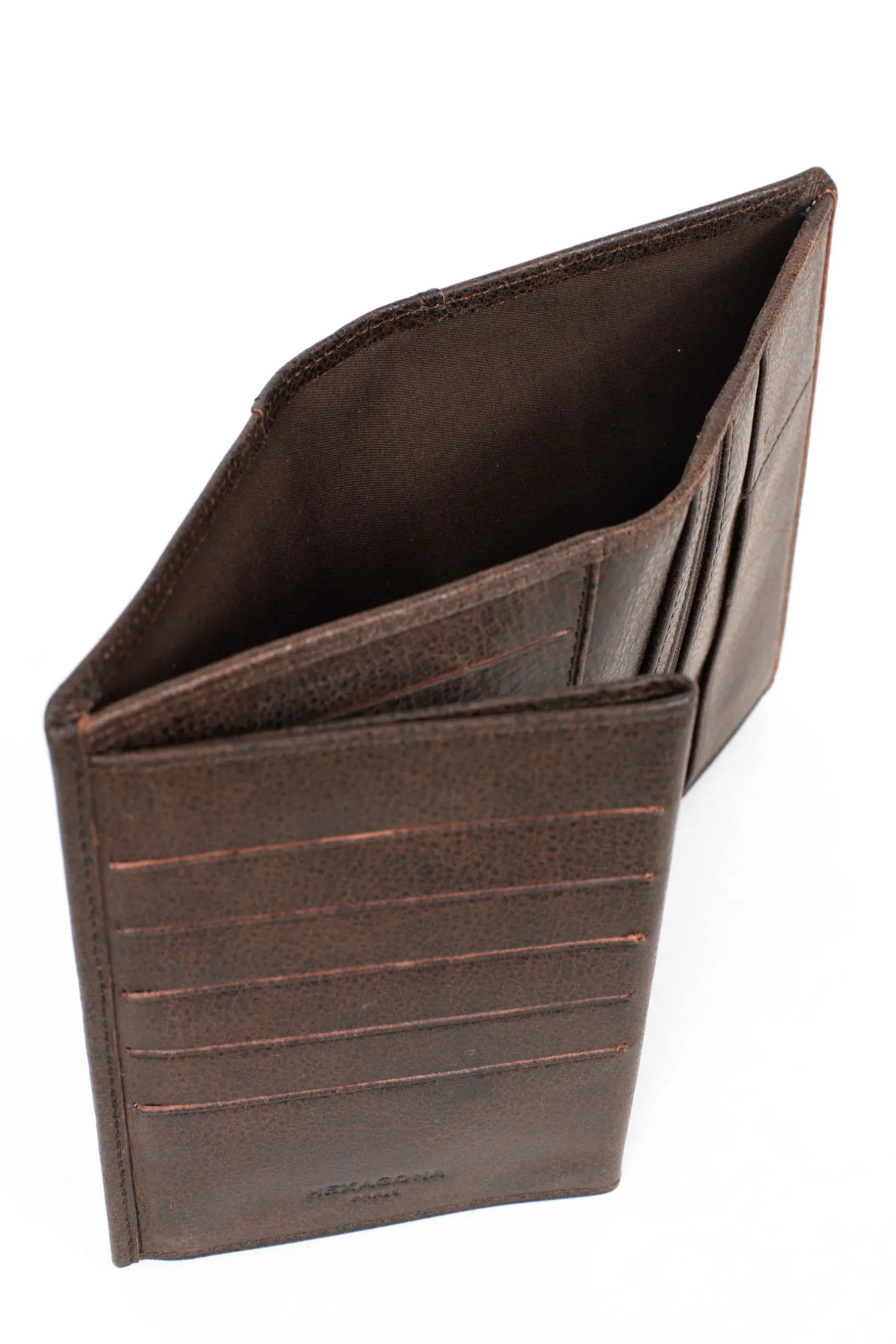 Portefeuille européen - 3 volets - Cuir