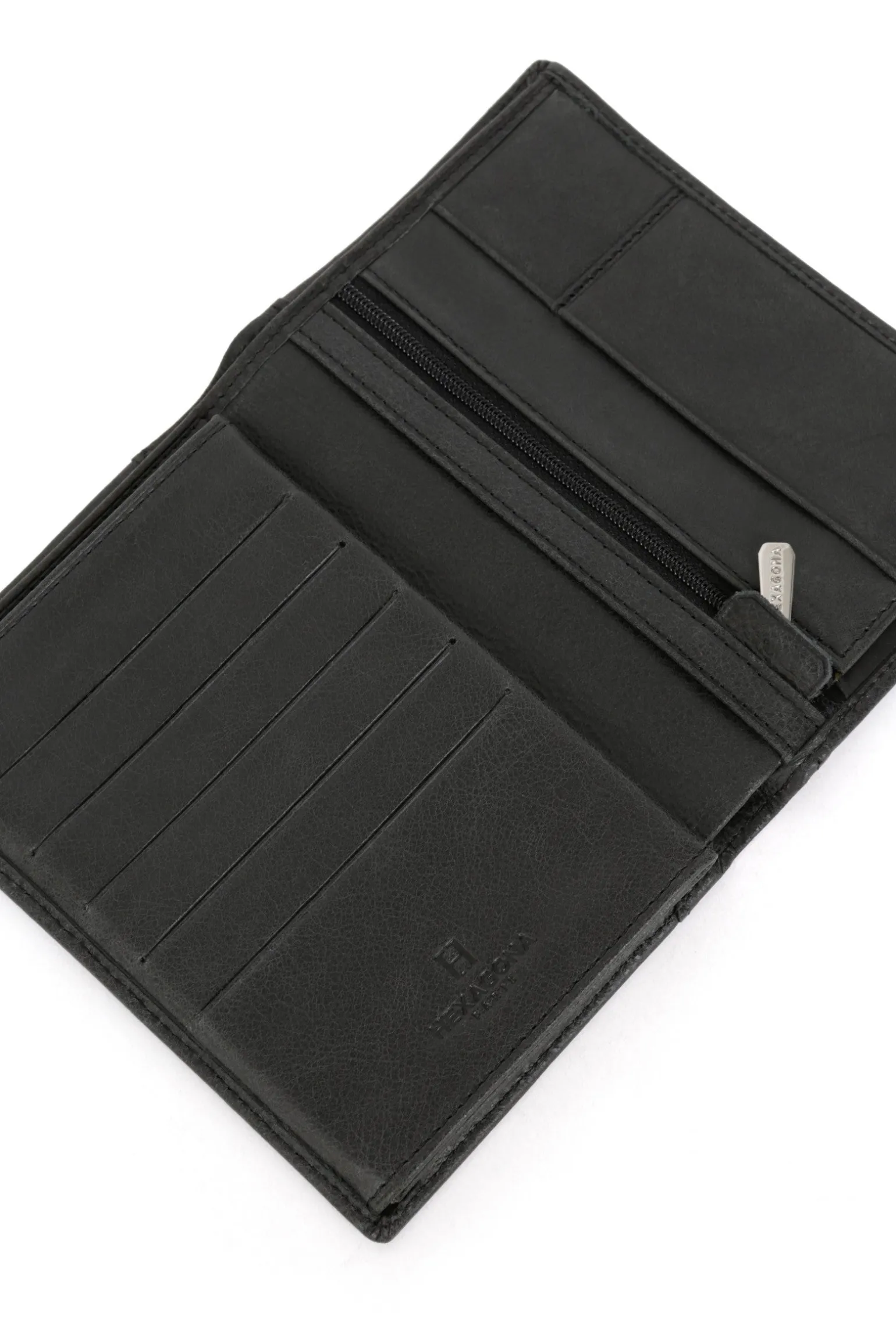 Portefeuille européen - 3 volets - Cuir