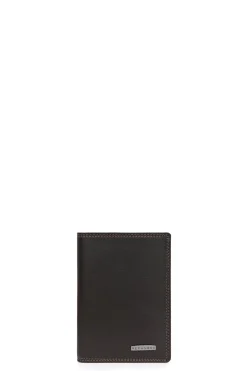 Portefeuille européen - 2 volets - Stop RFID - Cuir