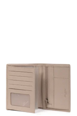 Portefeuille européen - 2 volets - Cuir