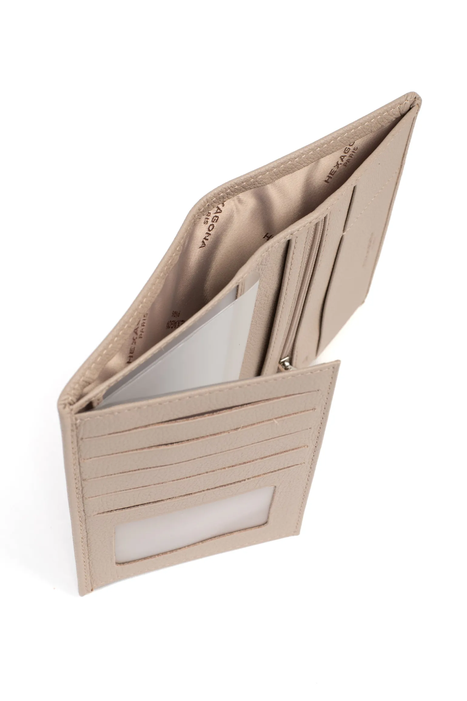 Portefeuille européen - 2 volets - Cuir