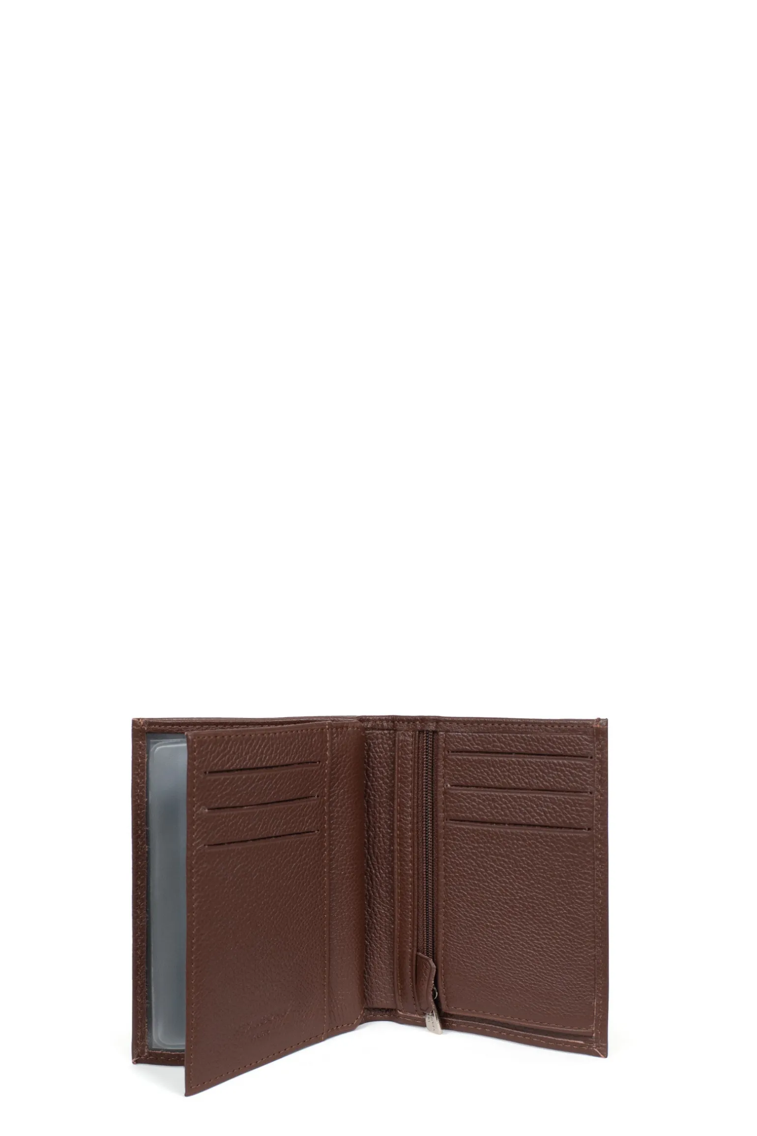 Portefeuille européen - 2 volets - Cuir
