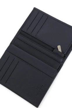 Portefeuille européen - 2 volets - Cuir