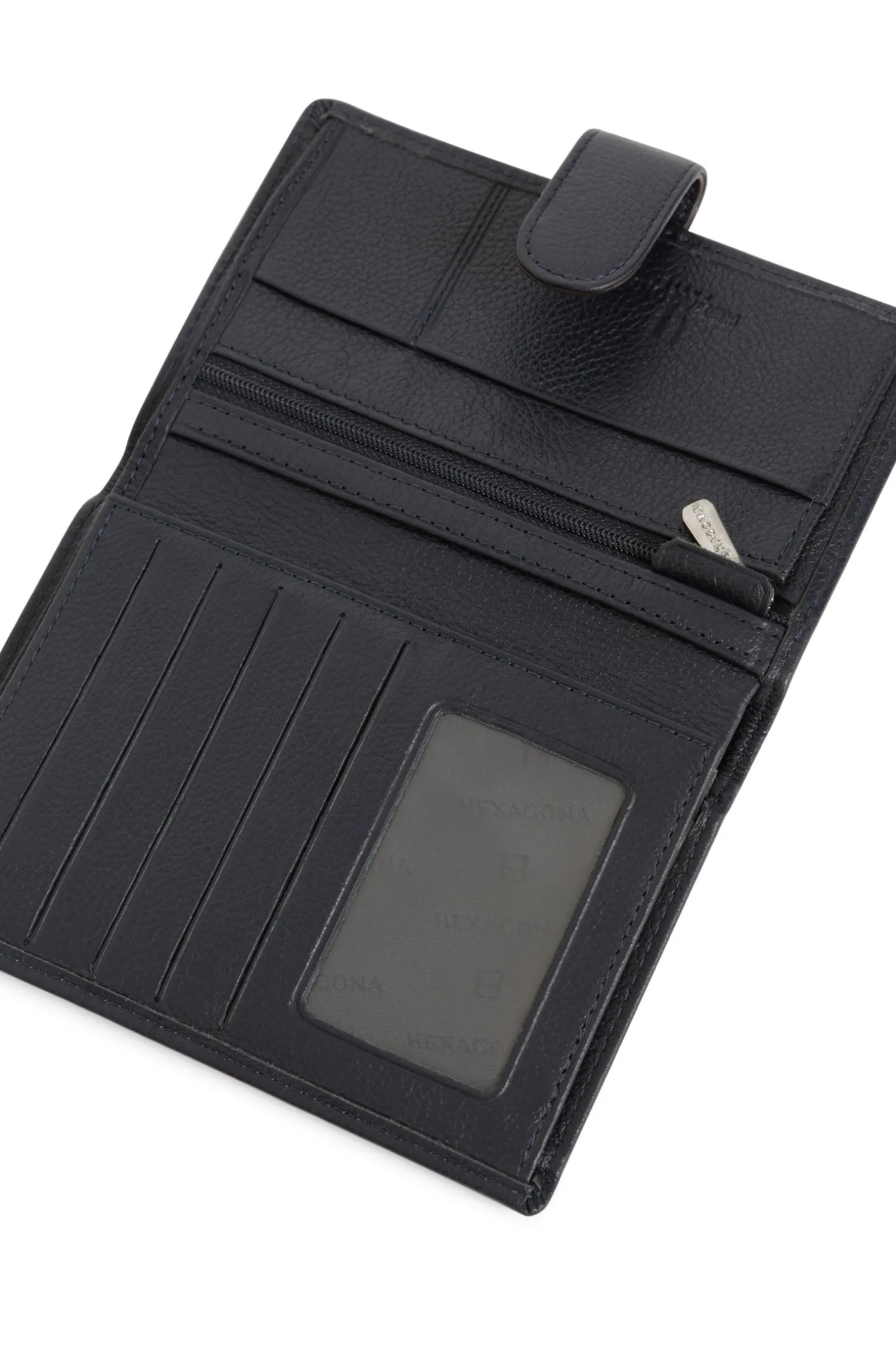 Portefeuille européen - 2 volets - Cuir