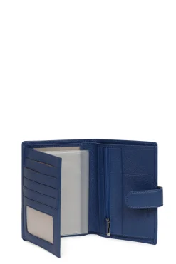 Portefeuille européen - 2 volets - Cuir