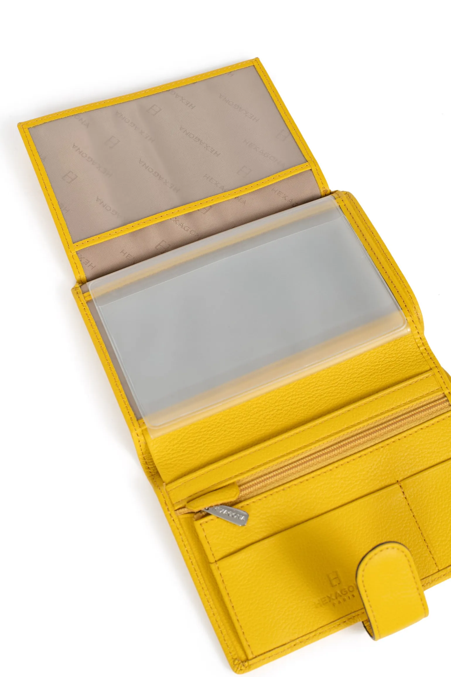 Portefeuille européen - 2 volets - Cuir