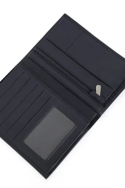 Portefeuille européen - 2 volets - Cuir
