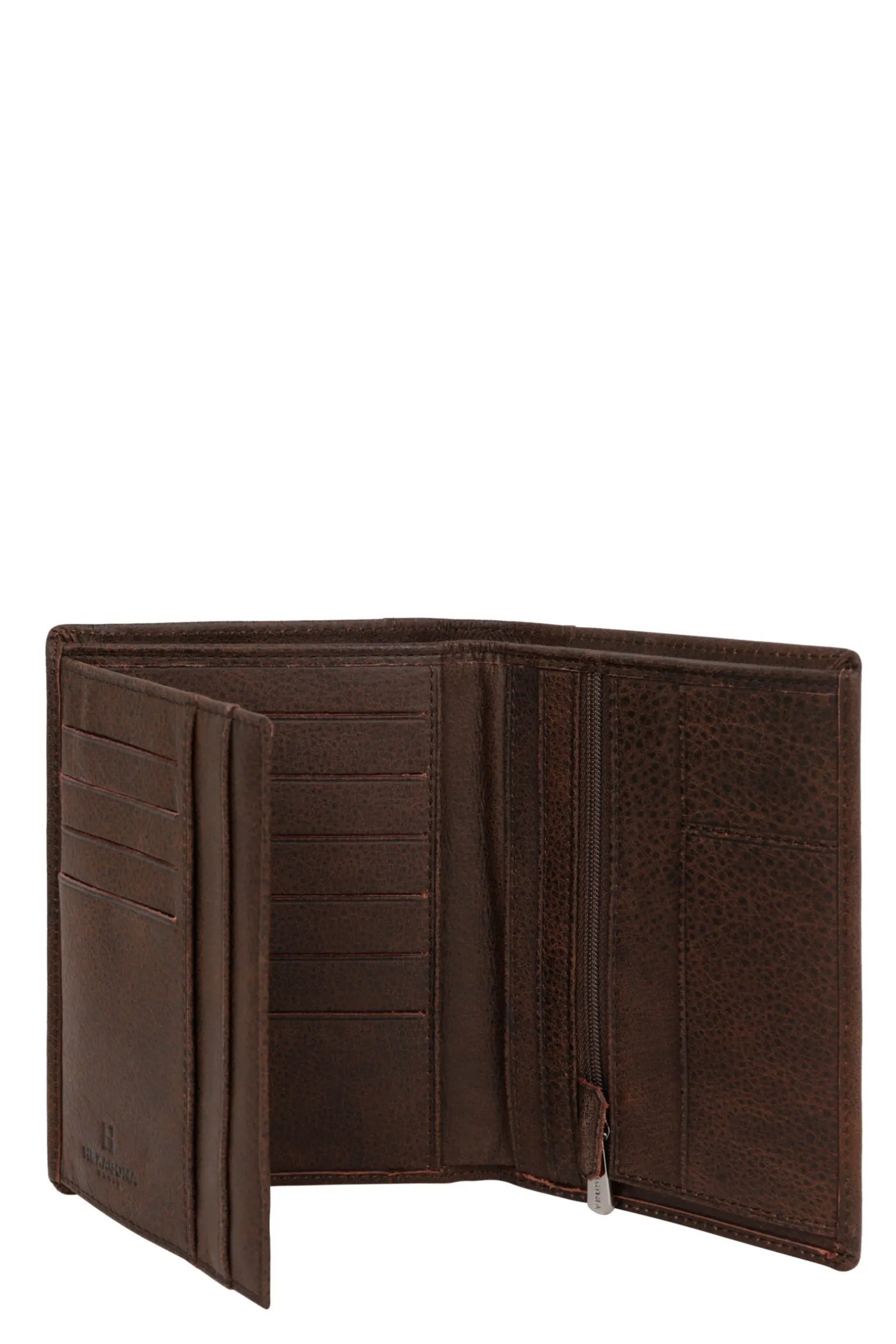 Portefeuille européen - 2 volets - Cuir