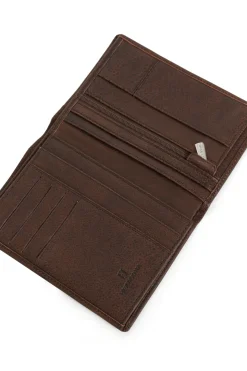 Portefeuille européen - 2 volets - Cuir