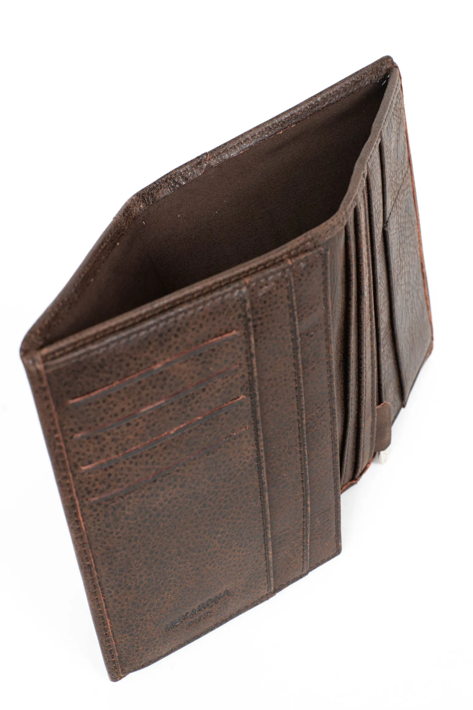 Portefeuille européen - 2 volets - Cuir