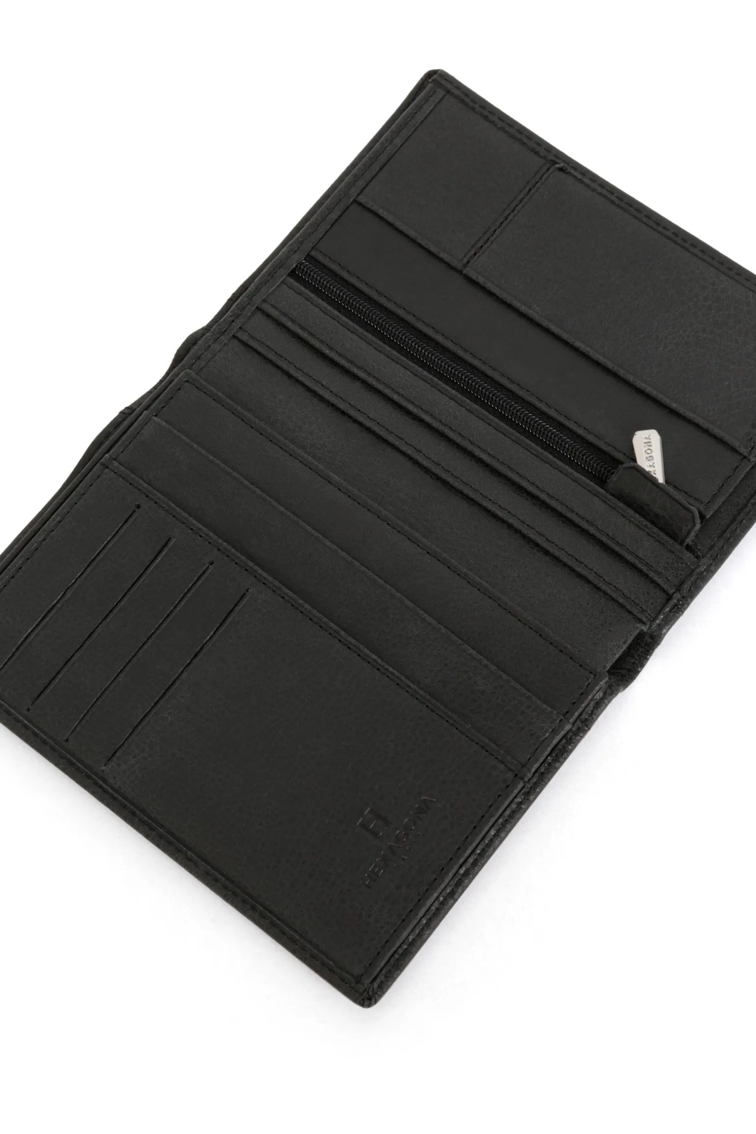 Portefeuille européen - 2 volets - Cuir