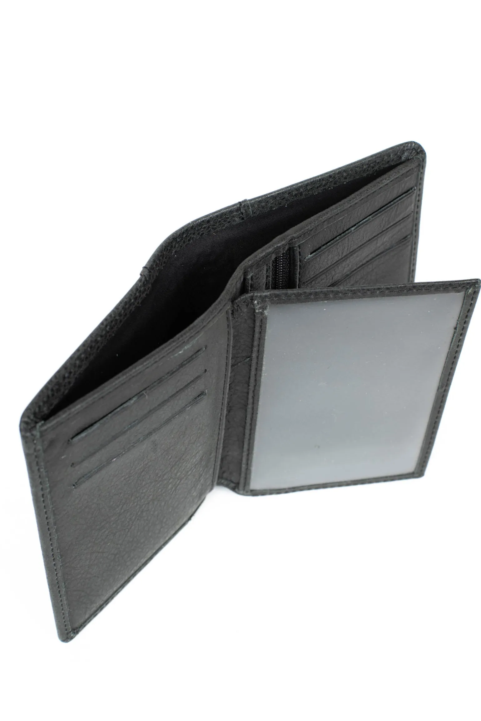 Portefeuille européen - 2 volets - Cuir