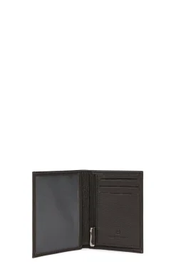 Portefeuille européen - 1 volet - Cuir