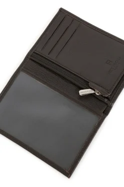 Portefeuille européen - 1 volet - Cuir