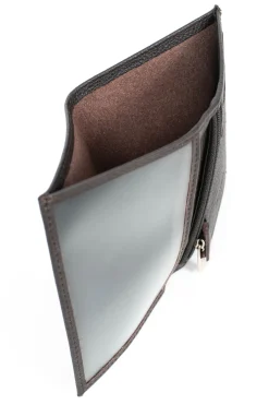 Portefeuille européen - 1 volet - Cuir
