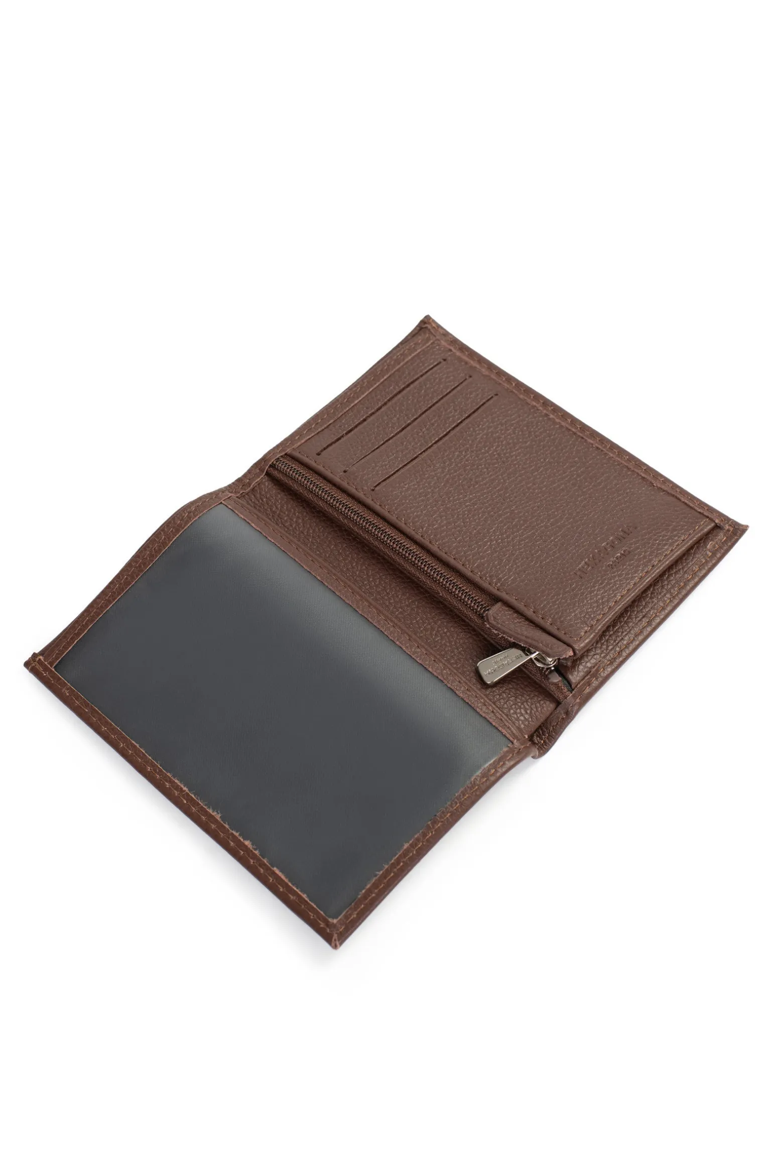 Portefeuille européen - 1 volet - Cuir