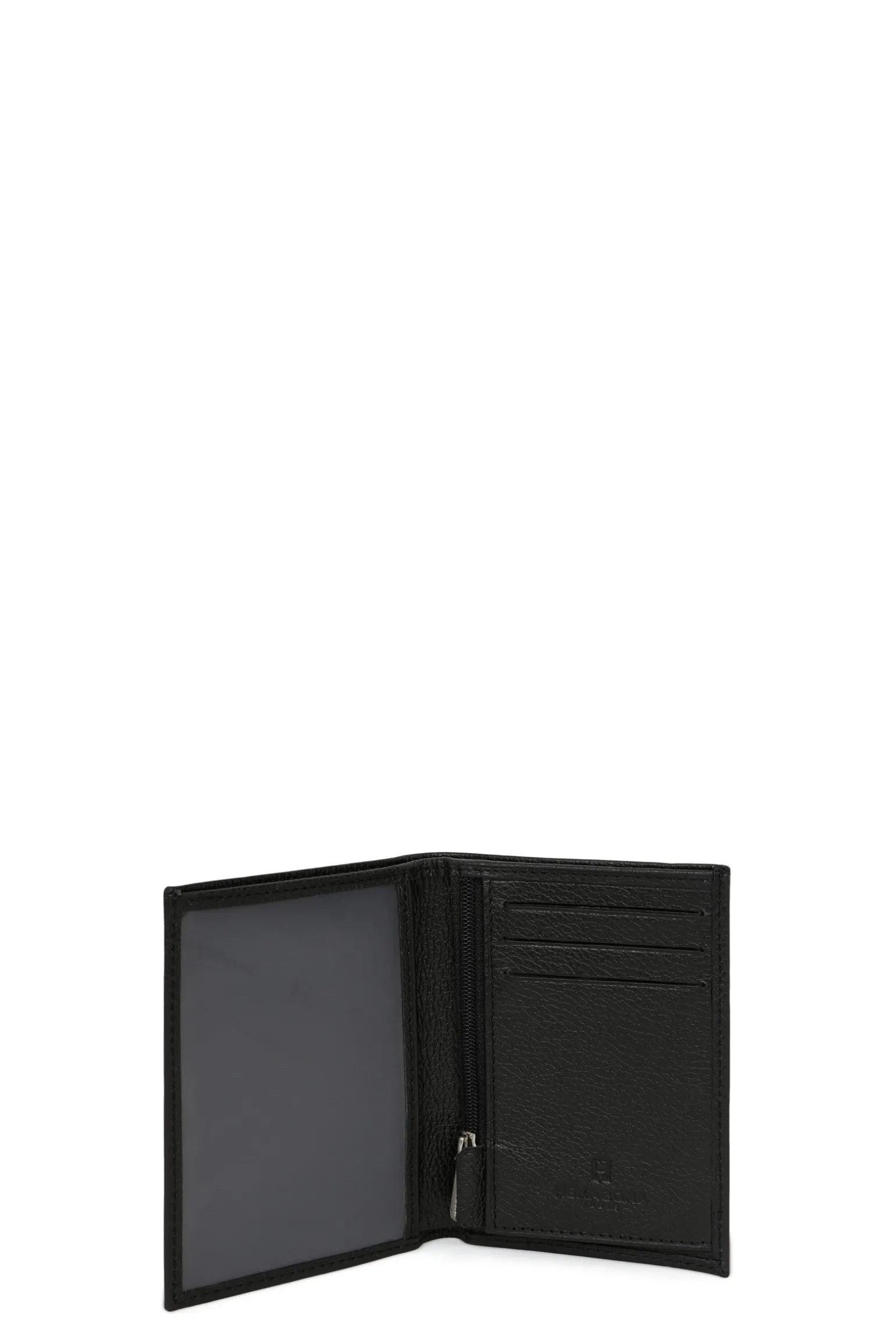 Portefeuille européen - 1 volet - Cuir