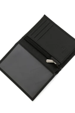 Portefeuille européen - 1 volet - Cuir