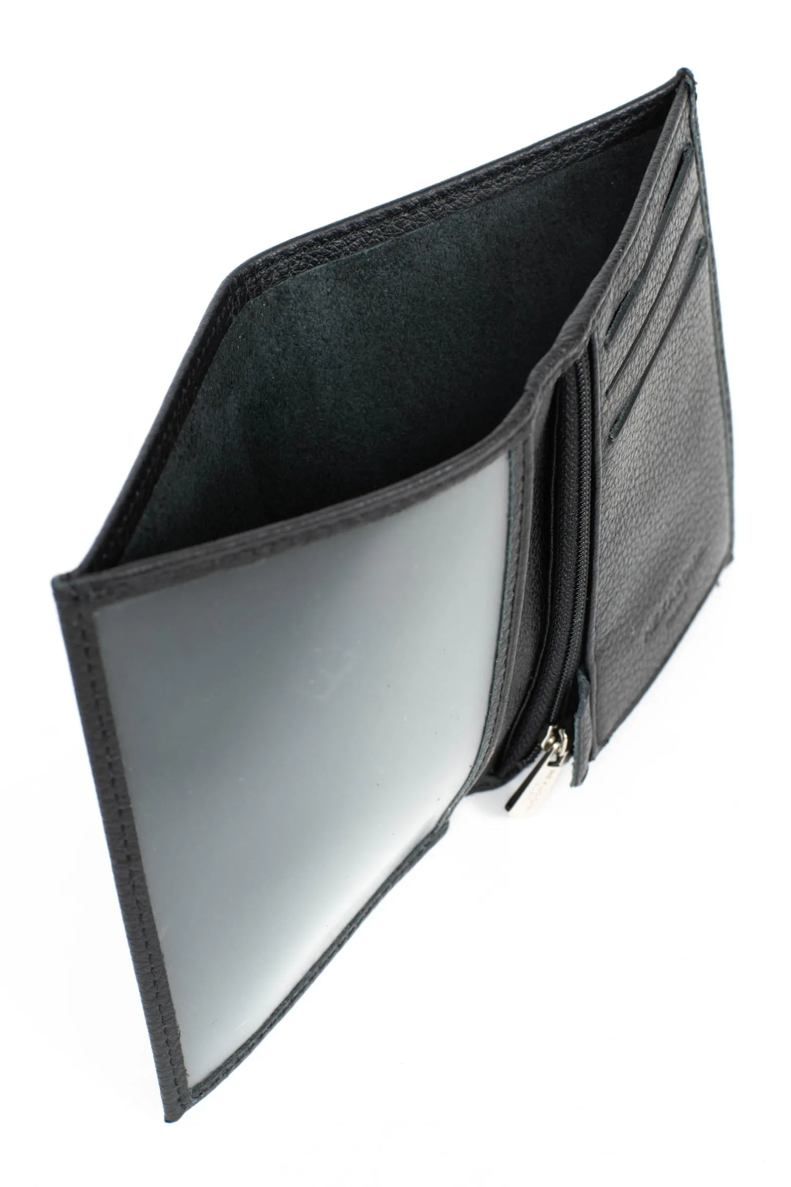 Portefeuille européen - 1 volet - Cuir
