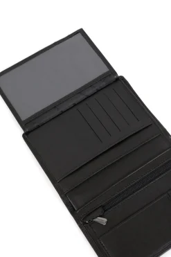 Portefeuille européen - 2 volets - Stop RFID - Cuir