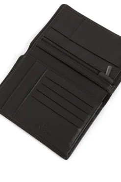 Portefeuille européen - 2 volets - Stop RFID - Cuir