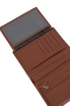 Portefeuille européen - 2 volets - Stop RFID - Cuir