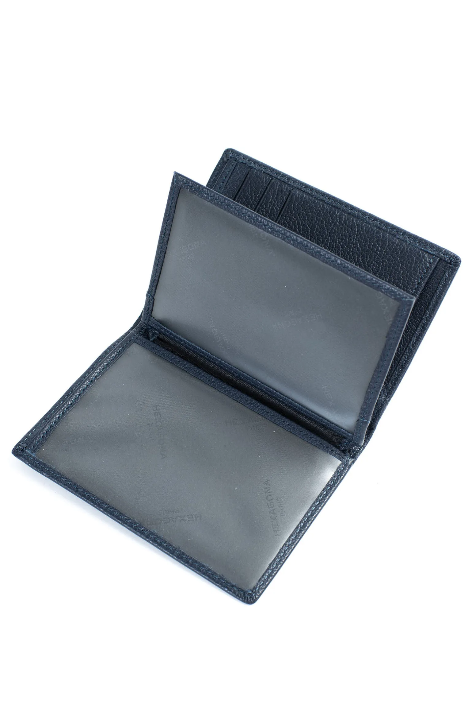 Portefeuille européen - 2 volets - Cuir