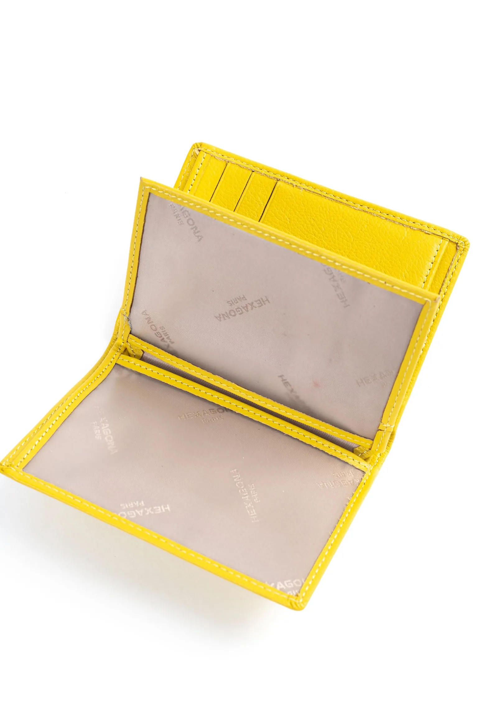 Portefeuille européen - 2 volets - Cuir
