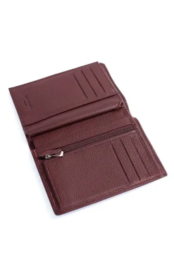 Portefeuille européen - 2 volets - Cuir