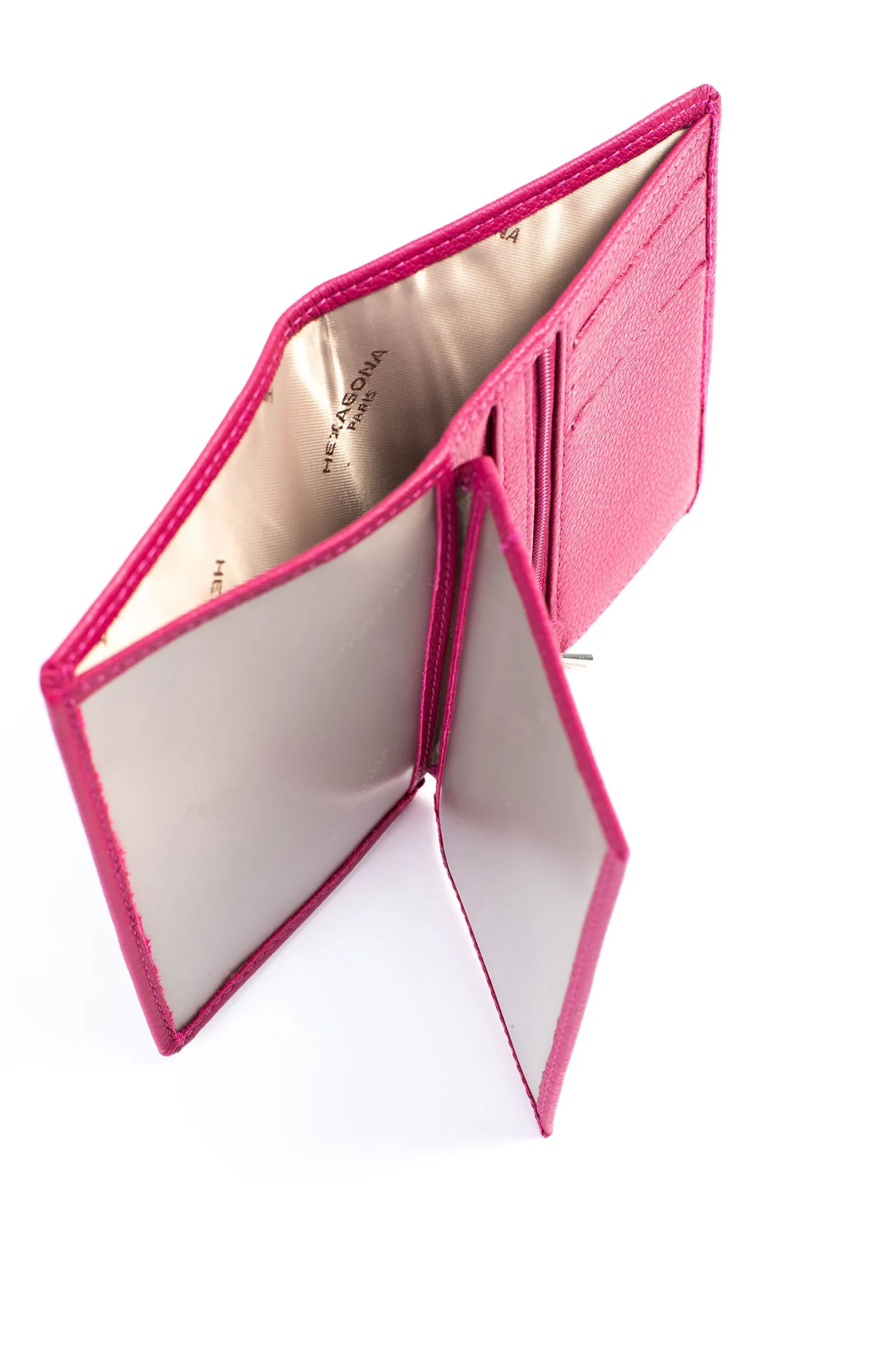 Portefeuille européen - 2 volets - Cuir