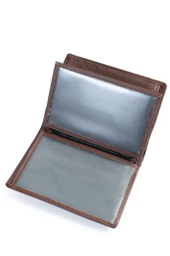 Portefeuille européen - 2 volets - Cuir