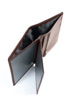 Portefeuille européen - 2 volets - Cuir