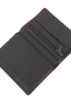 Portefeuille européen - 2 volets - Stop RFID - Cuir