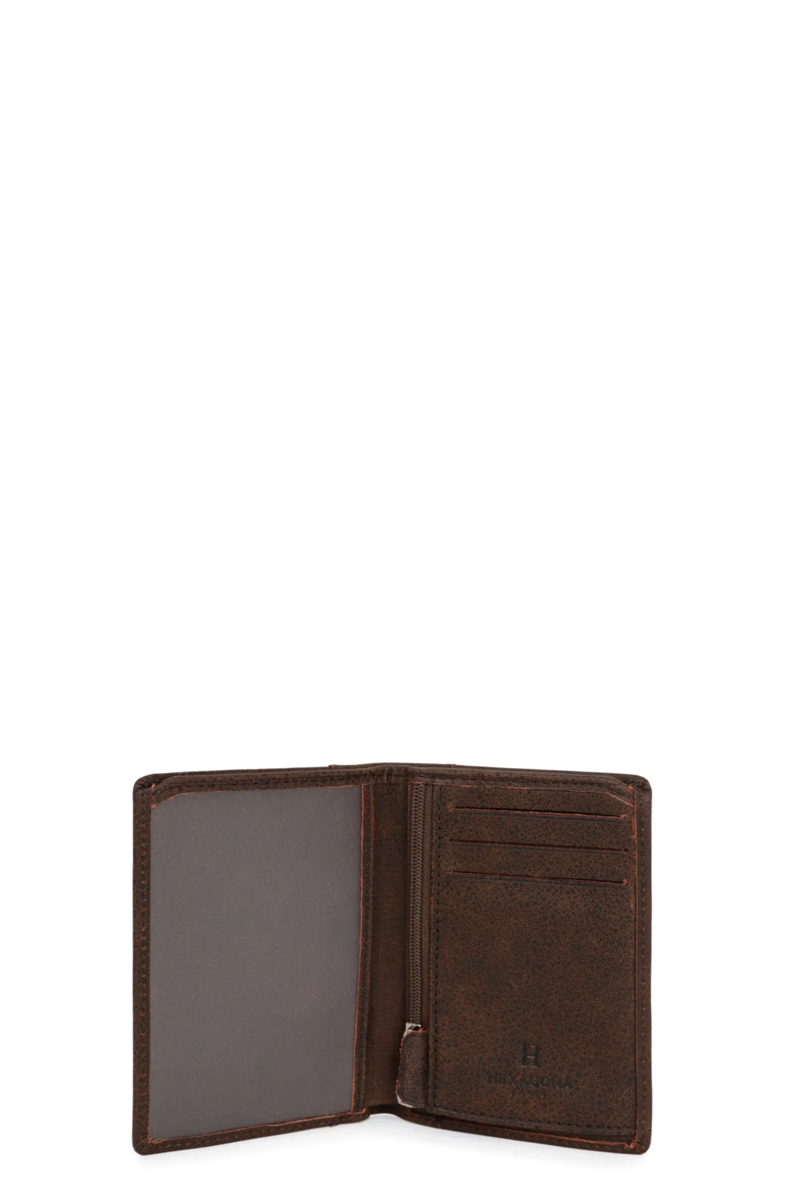 Portefeuille européen - 1 volet - Cuir