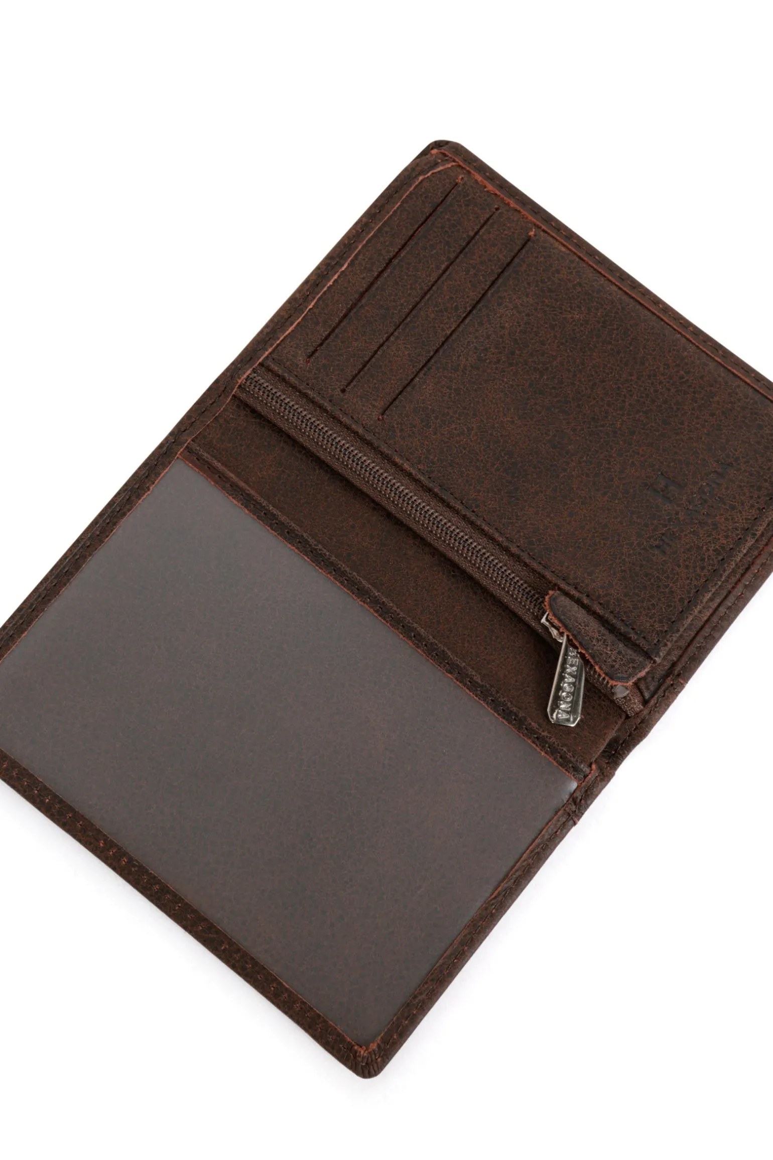 Portefeuille européen - 1 volet - Cuir