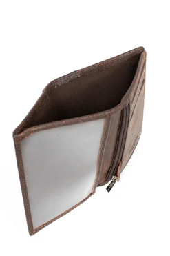 Portefeuille européen - 1 volet - Cuir