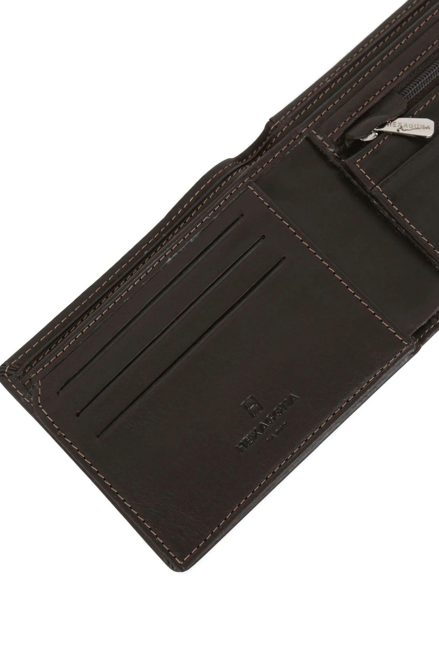 Portefeuille italien - 2 volets - Cuir