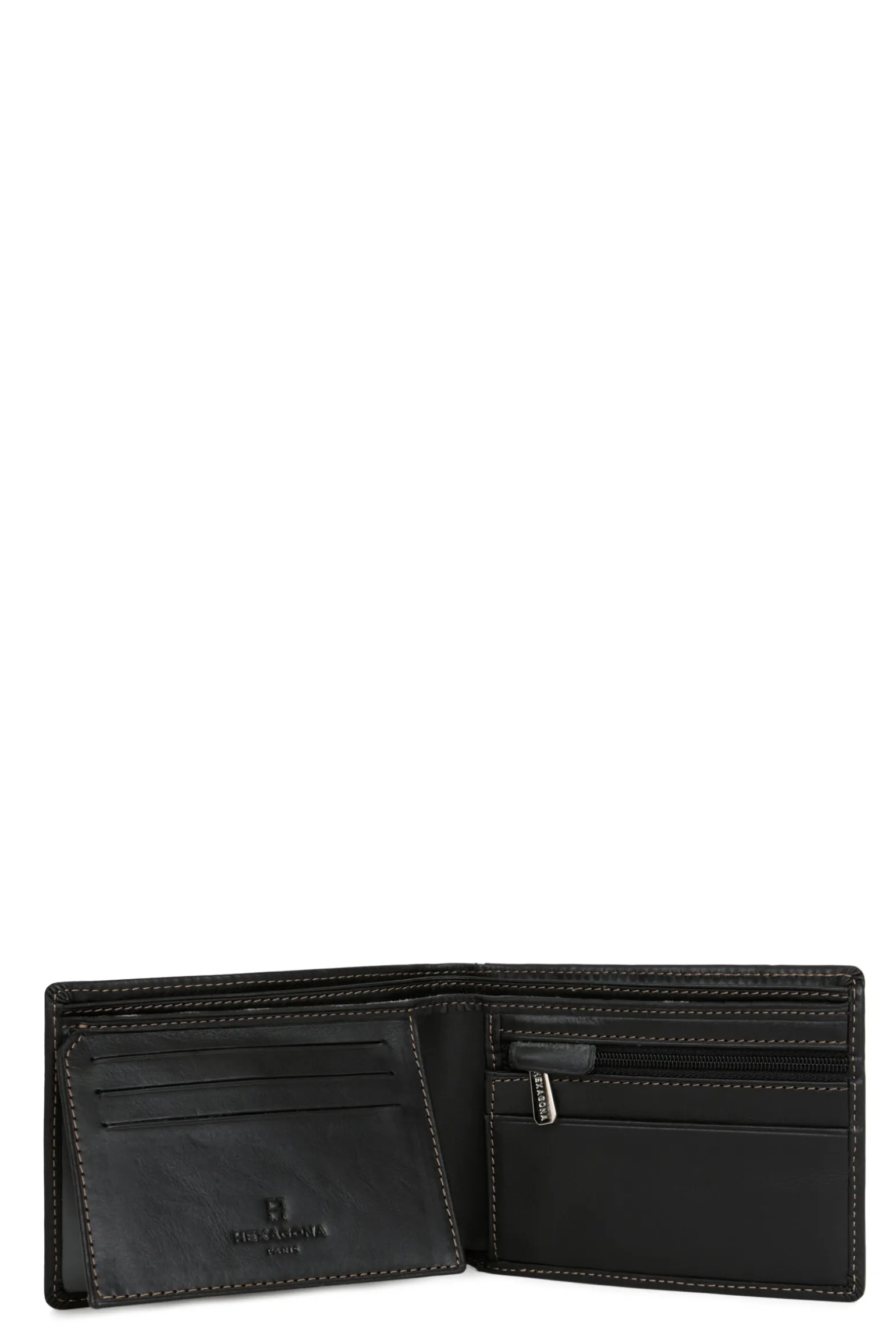 Portefeuille italien - 2 volets - Cuir
