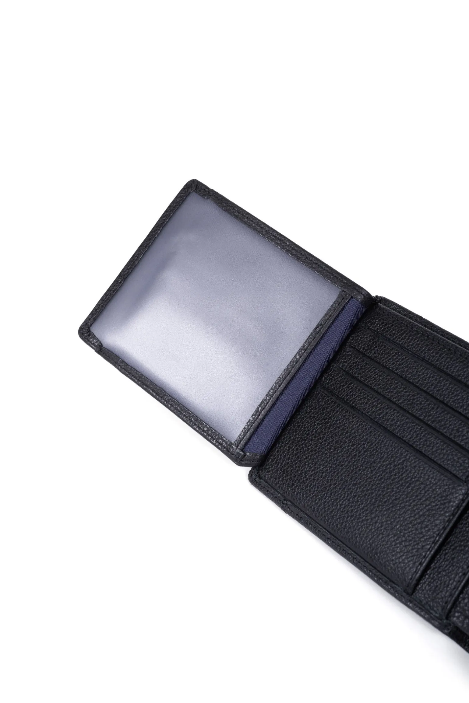 Portefeuille italien - 2 volets - Stop RFID - Cuir
