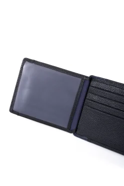 Portefeuille italien - 2 volets - Stop RFID - Cuir