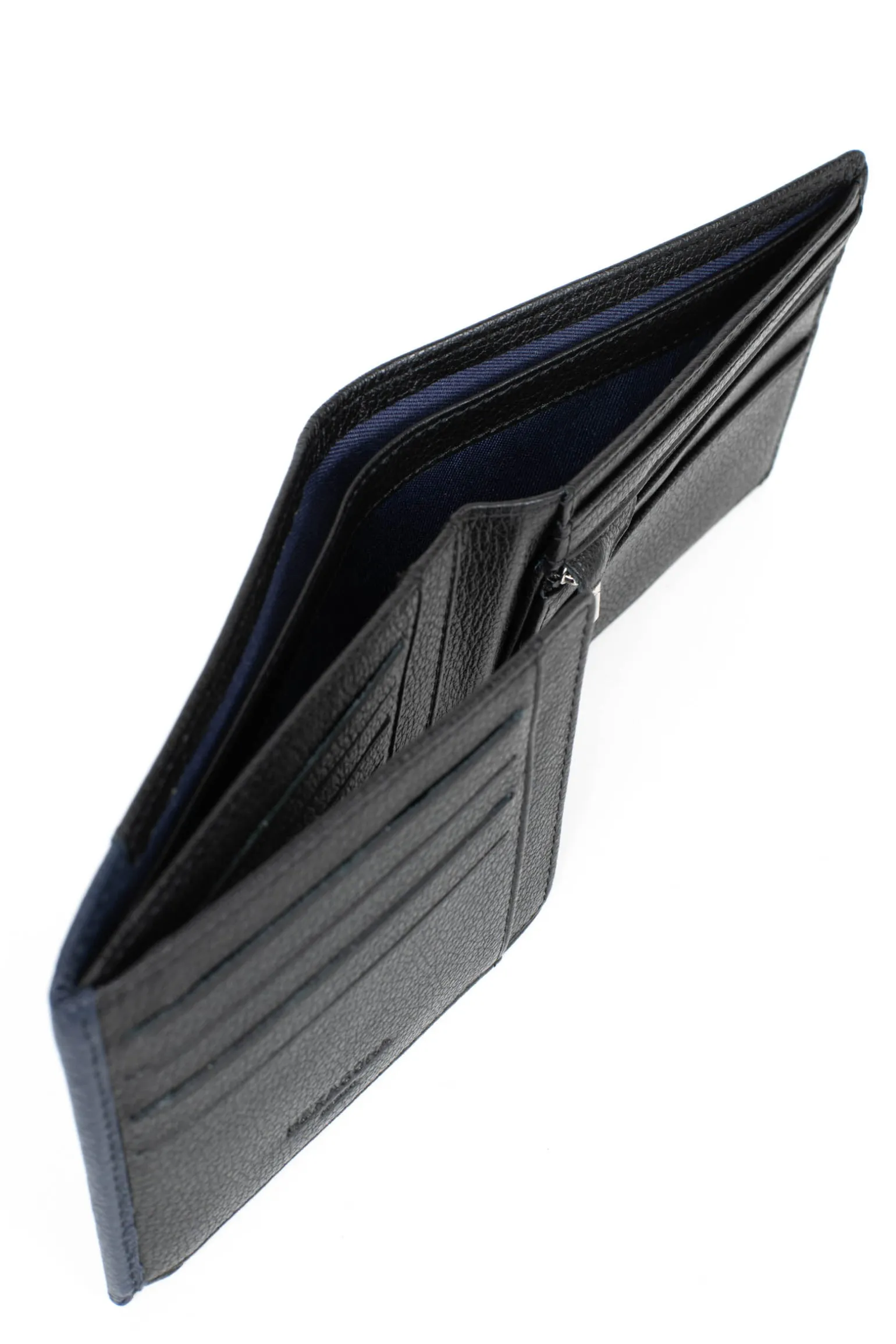 Portefeuille italien - 2 volets - Stop RFID - Cuir