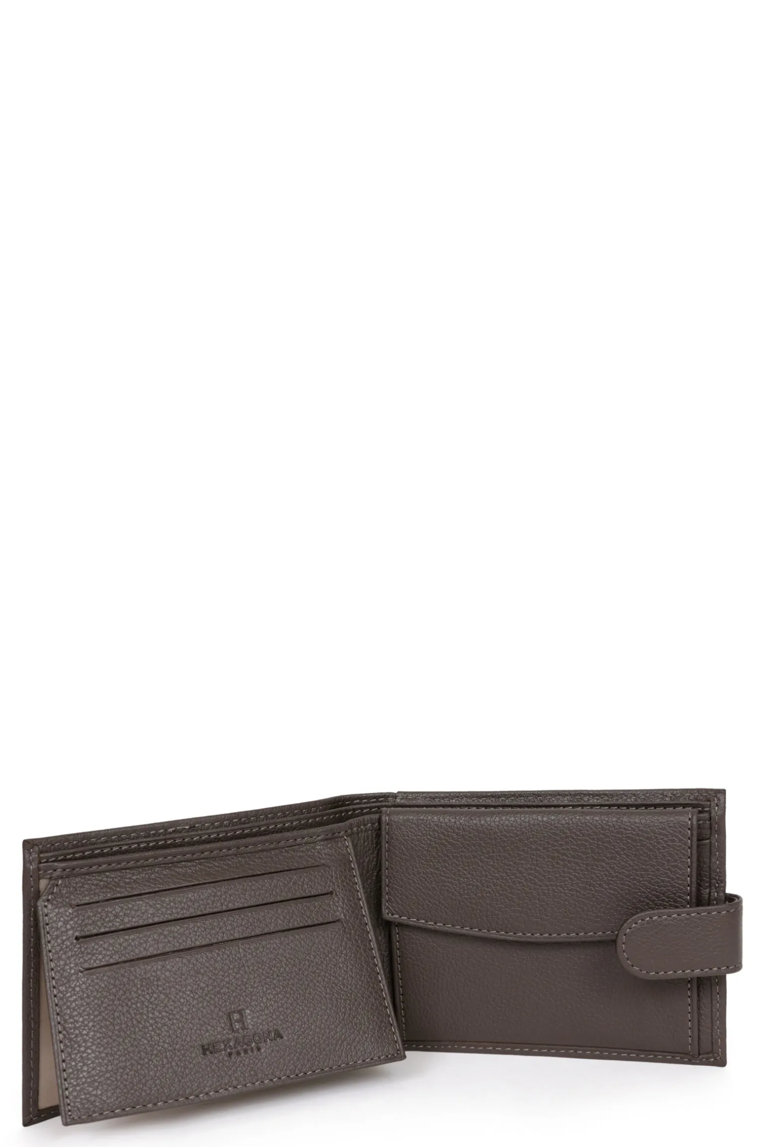 Portefeuille italien - 2 volets - Cuir
