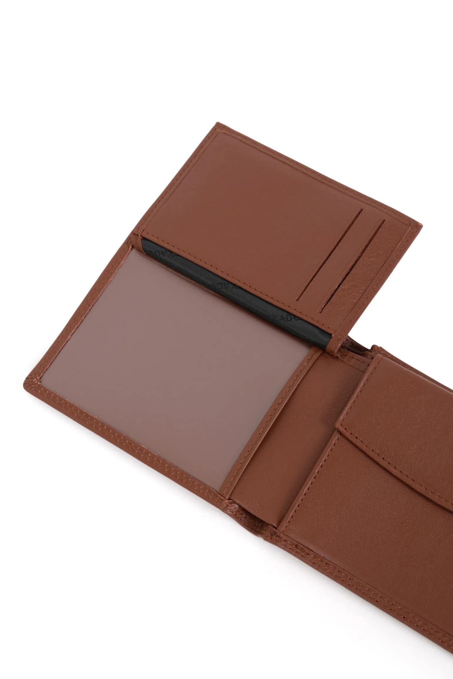 Portefeuille italien - 2 volets - Stop RFID - Cuir